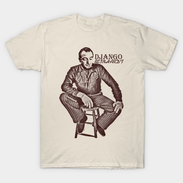 django reinhardt art visual T-Shirt by Papa Lauren